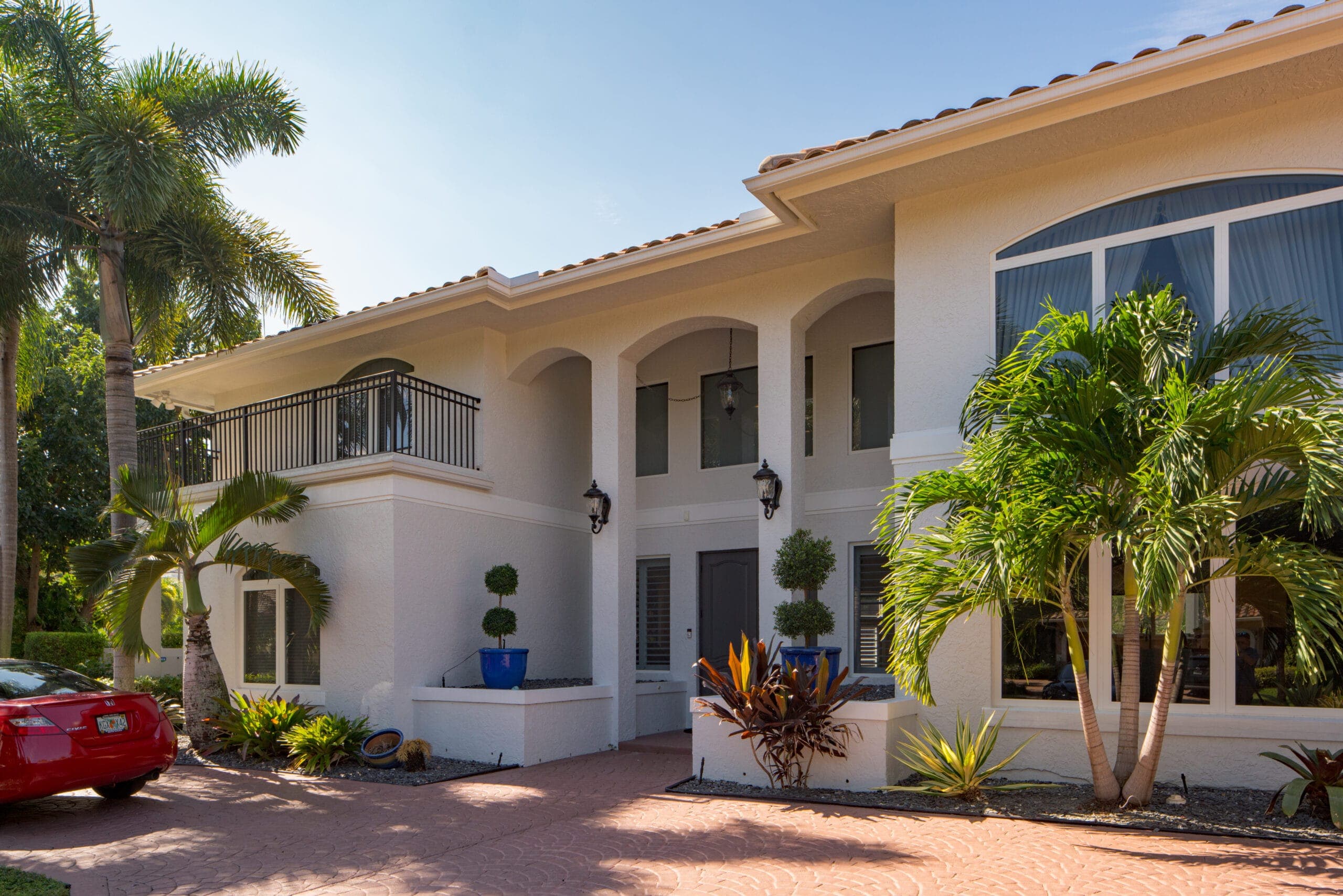 Luxury home with impact windows