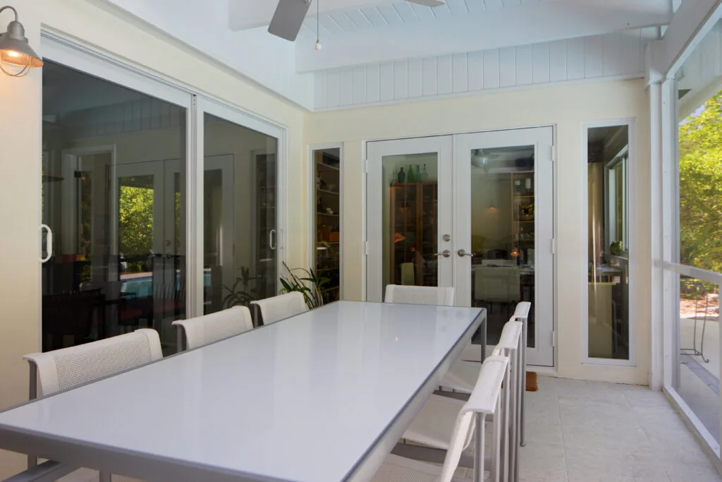 elegant dining area